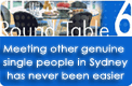 Round Table Six Dinner with a Difference. Specialising in dinners for six. logo